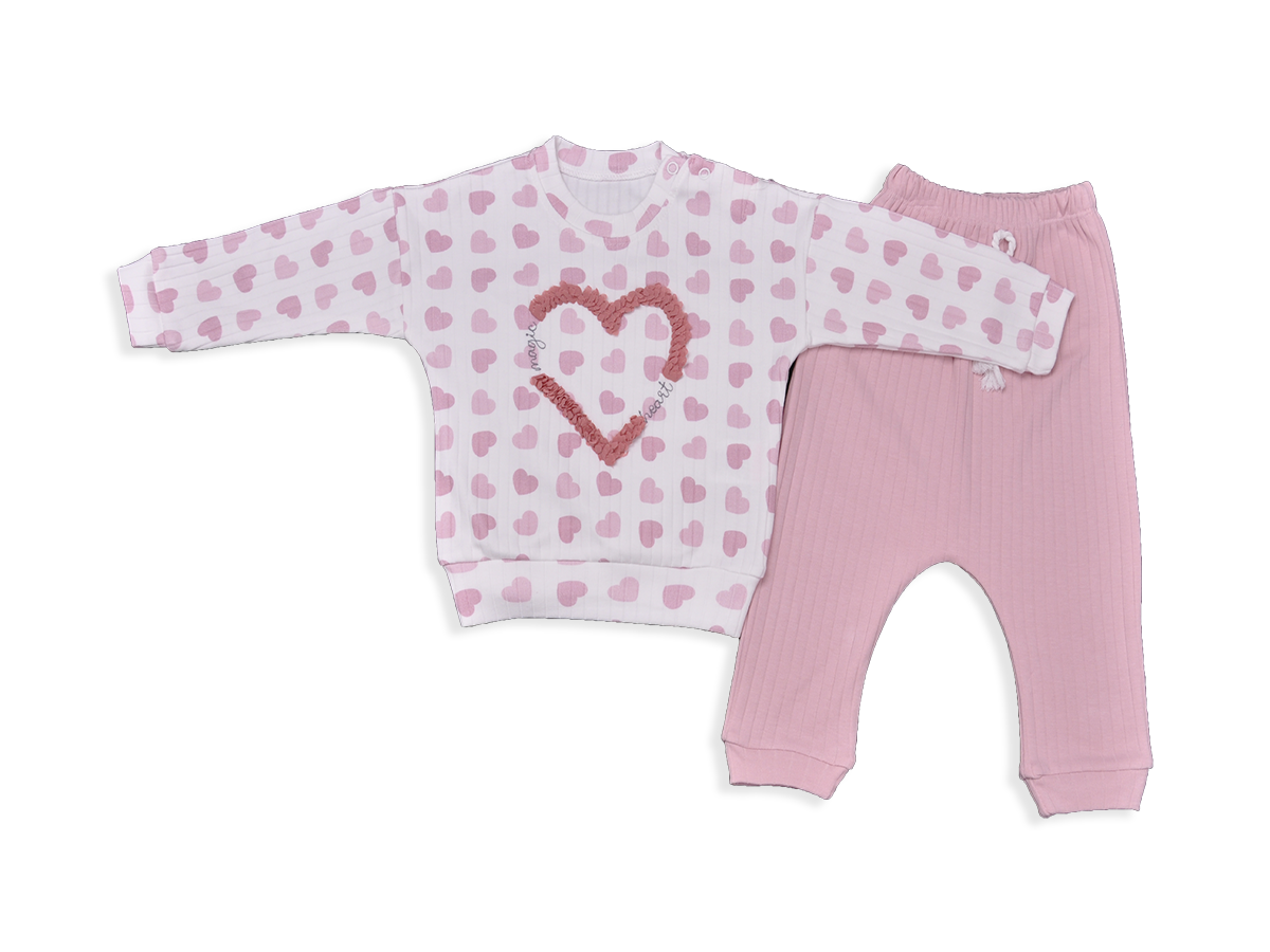 KIZ 6-12 AY KALPLİ LASELİ 2 Lİ TAKIM 