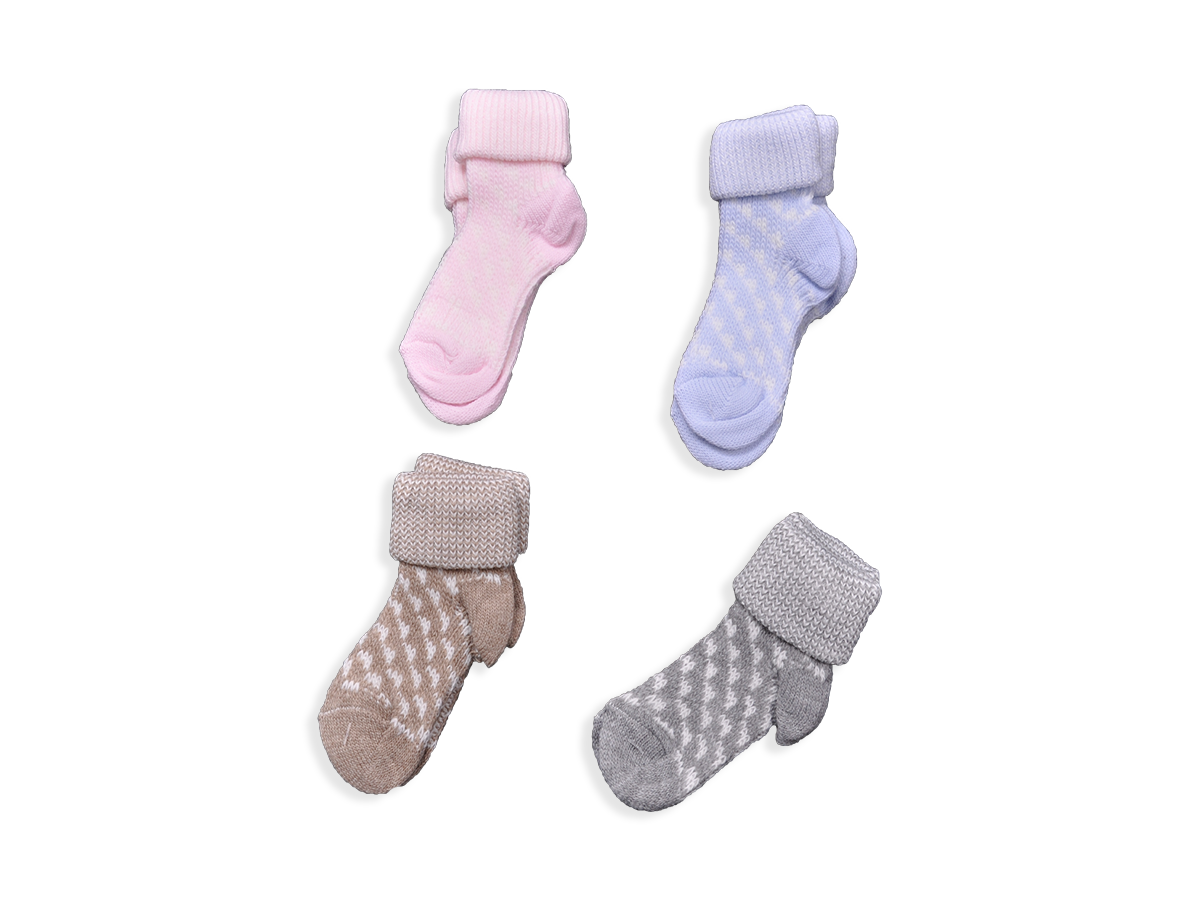 UNİSEX 3-9 AY  Desenli triko