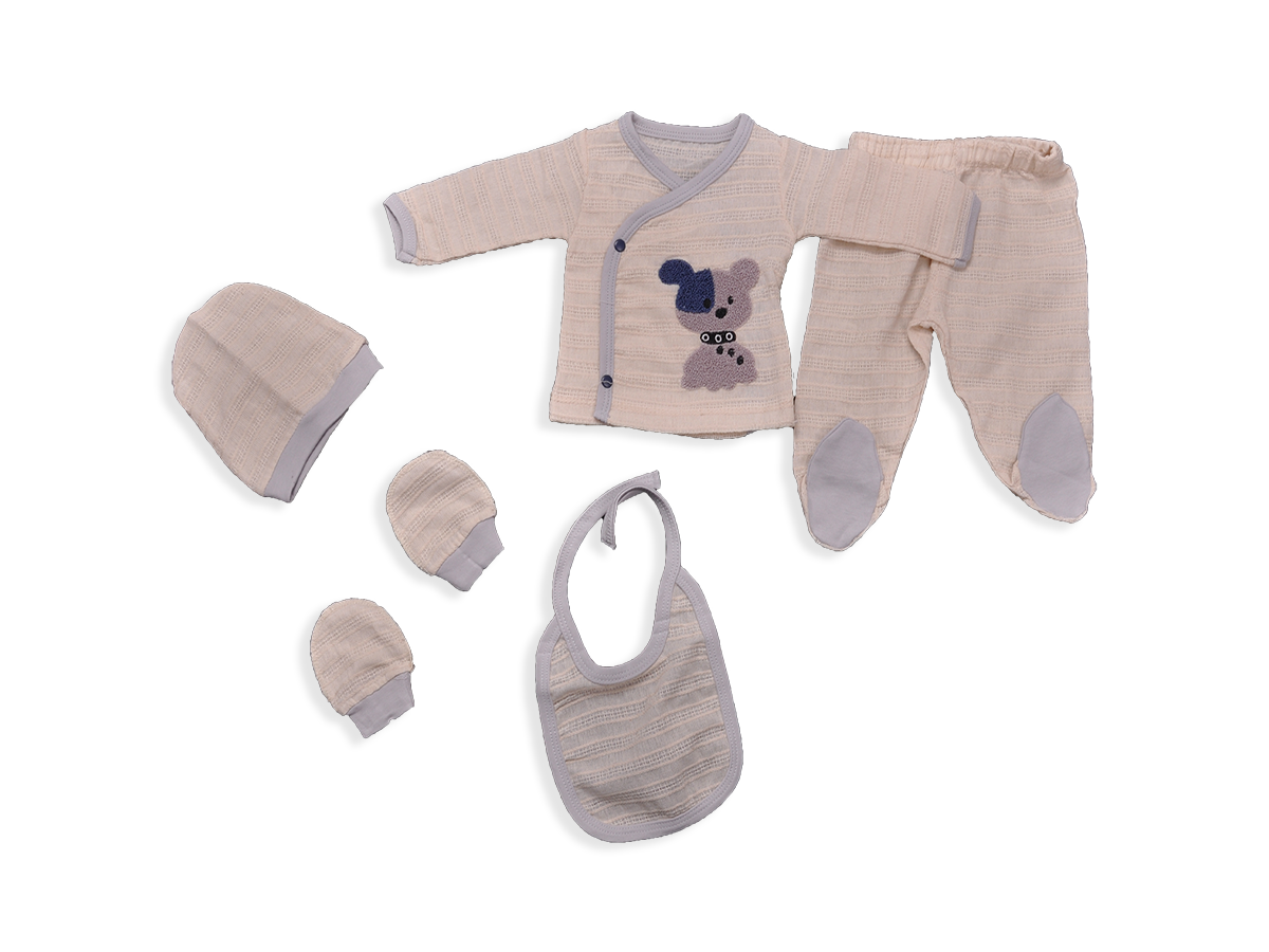 ERKEK 1-3 AY SÜZÜNE KÖPEKLİ 5 Lİ SET