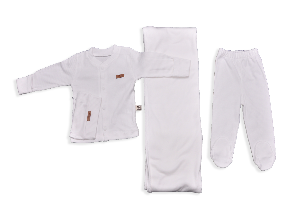 UNİSEX 3-3 AY ALT ÜST BAT ŞAPKA TKM