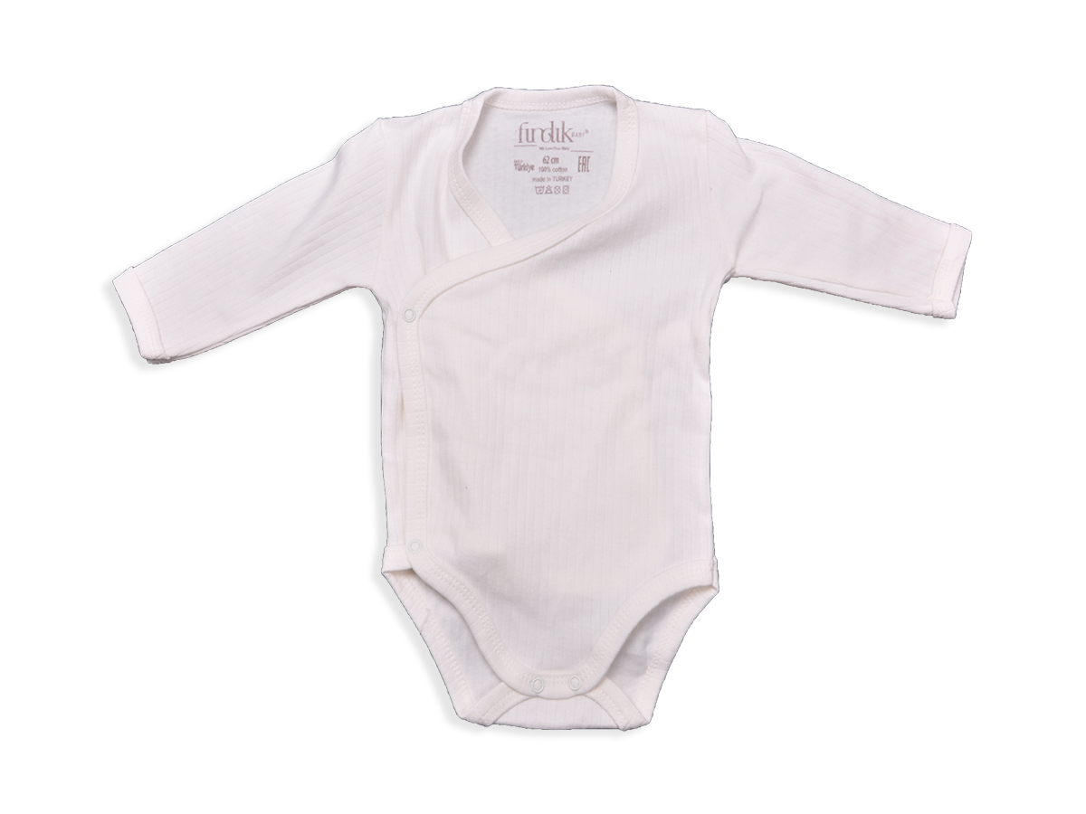 UNİSEX 3-18 AY UZUN KOL KUNDAKLI BODY