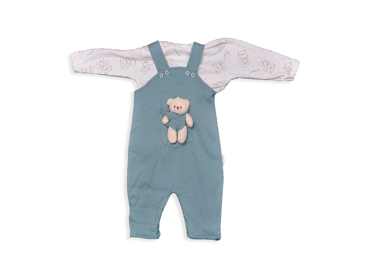 UNİSEX 6-12 AY AYICIKLI TULUM