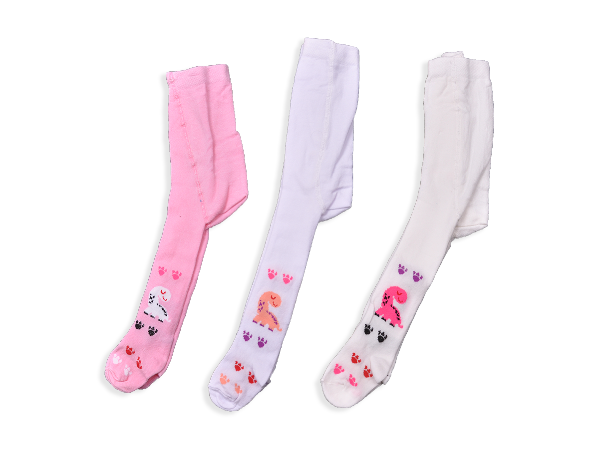 DINAZOR BASKILI KIZ VE ERKEK CORAP