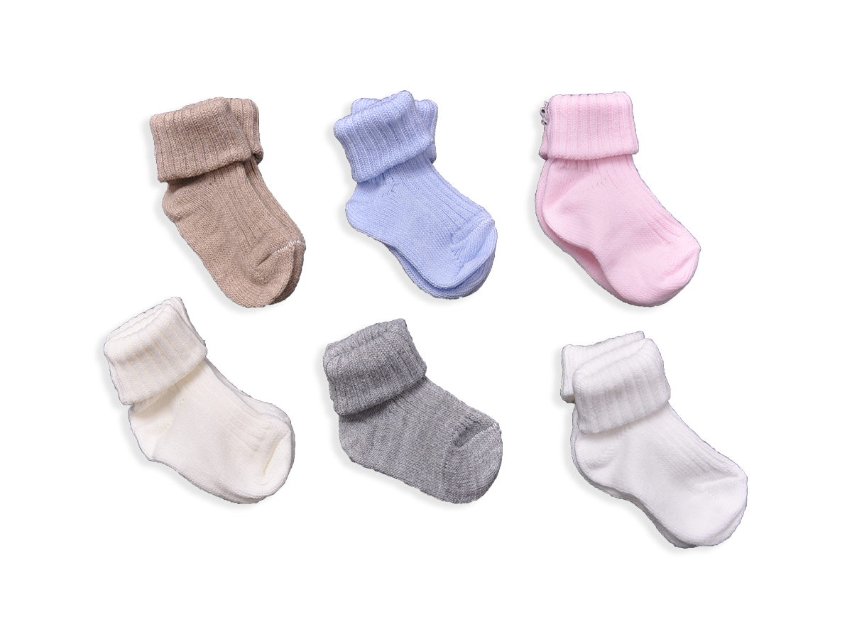 UNİSEX 12-12 AY 2X2  TRIKO KIVRIK ALTI RENK