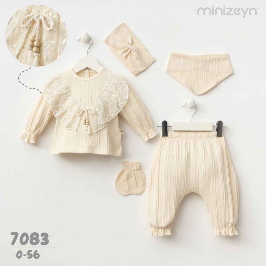 DANTEL DETAYLI KIZ SET