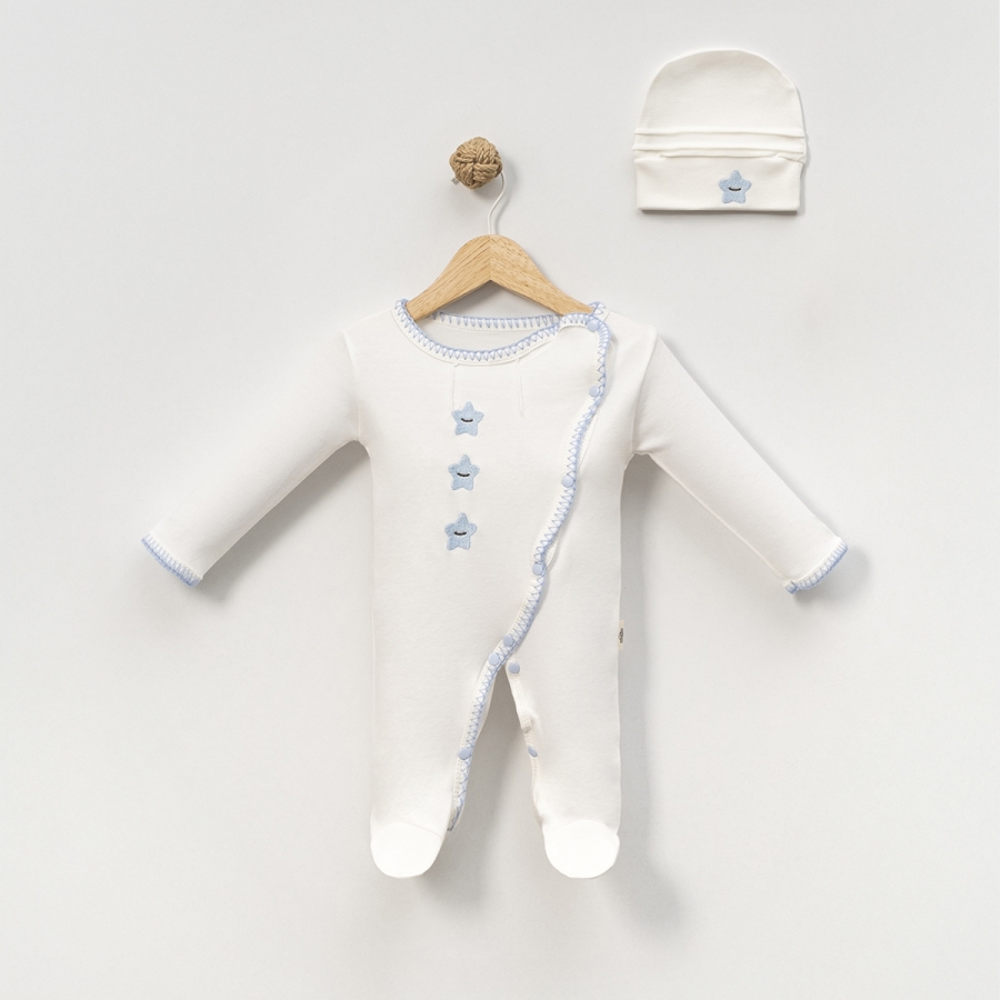 ERKEK 1-3 AY YILDIZ NAKIŞLI KANAVİÇE DİKİŞLİ 2 Lİ 