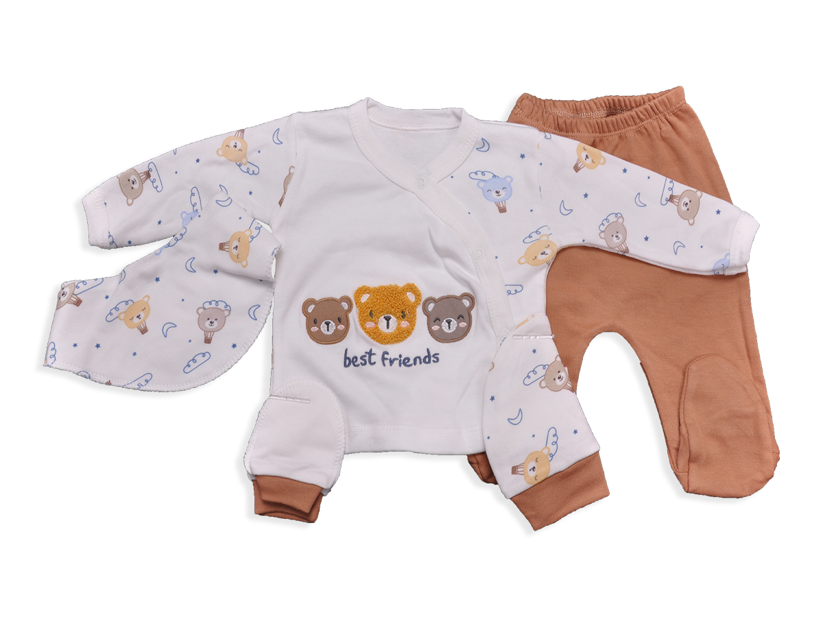 ERKEK 3-3 AY BEST FRIENDS 5’Lİ ZIBIN TAKIMI