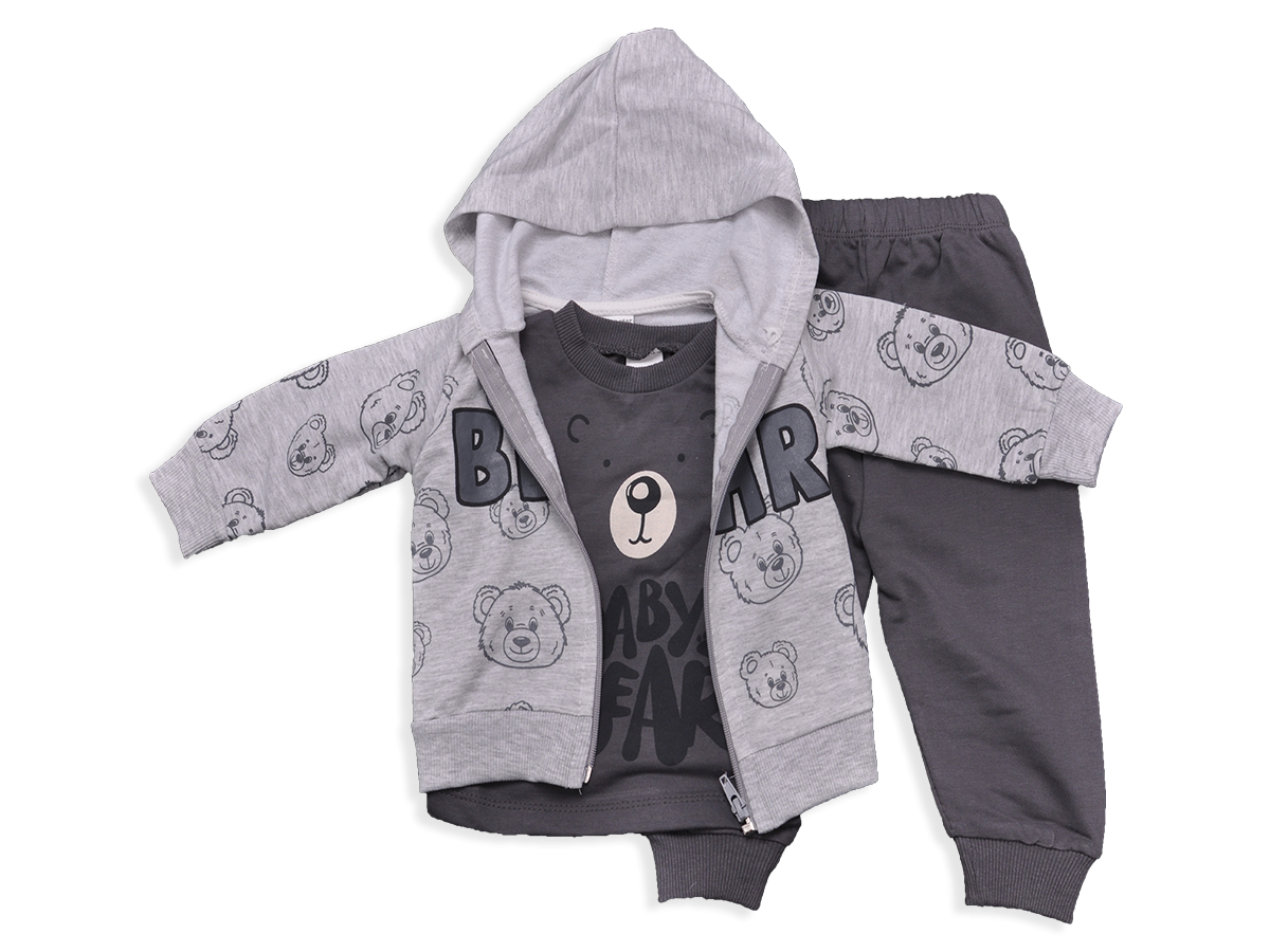 ERKEK 9-24 AY 2 İP 3LÜ TAKIM BEAR