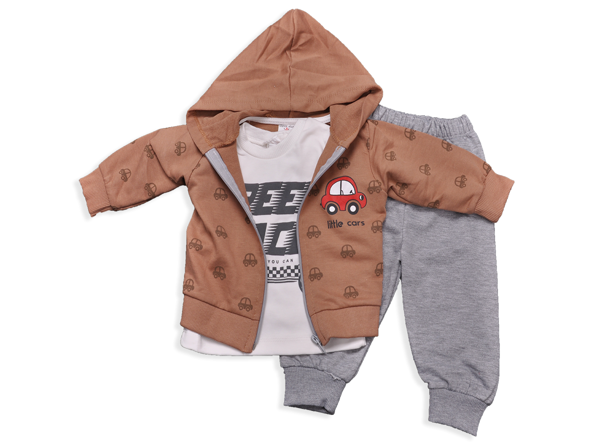 ERKEK 9-24 AY 2İP 3LÜ TAKIM CARS