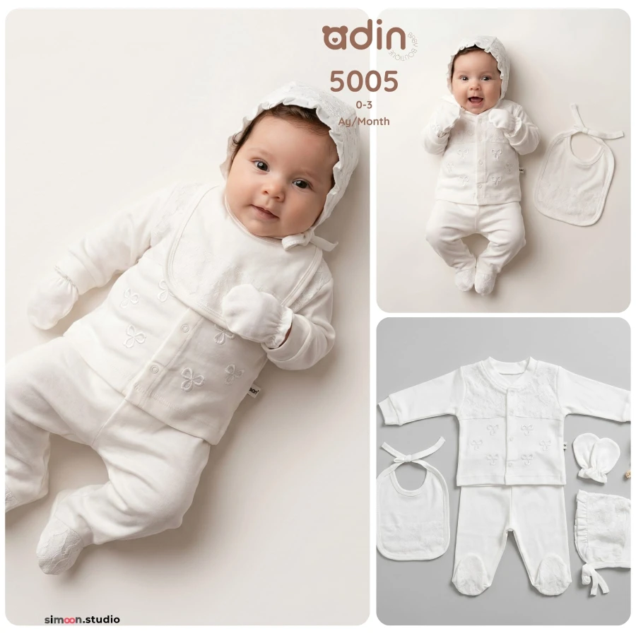 NAKISLI DANTELLI SET