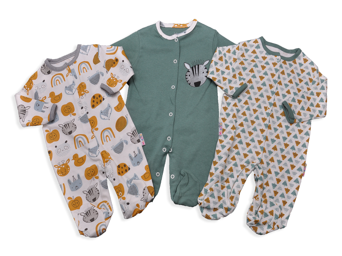 UNİSEX 3-9 AY YEŞİL AĞAÇLI TULUM