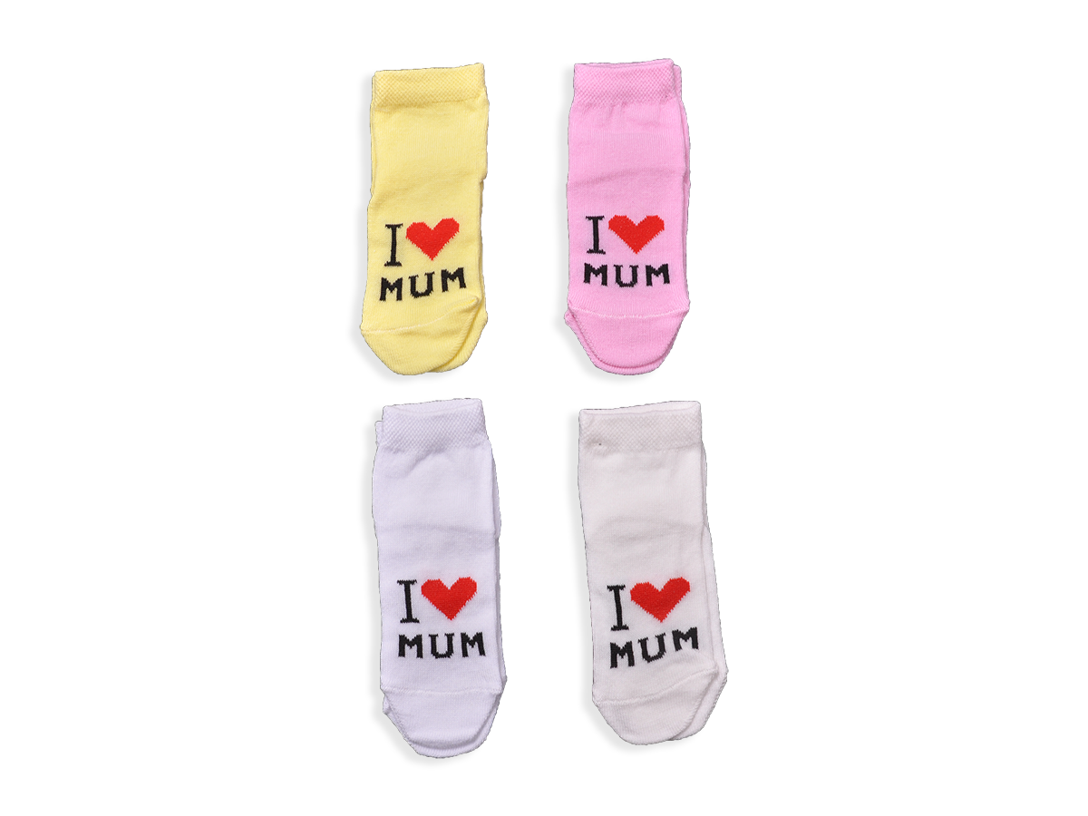 UNİSEX 3-12 AY  I LOVE YOU MUM STANDART