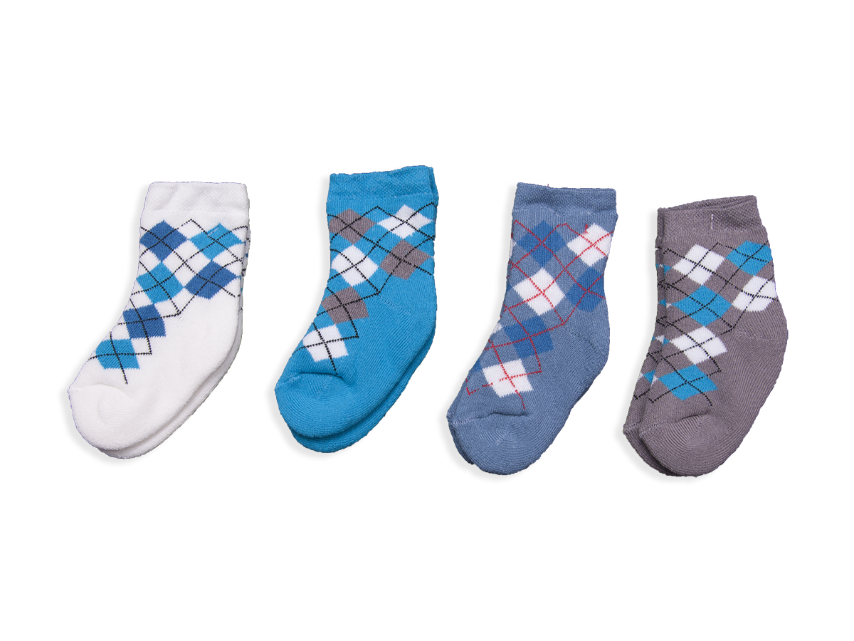 UNİSEX 3-9 AY  Ekose desen standart