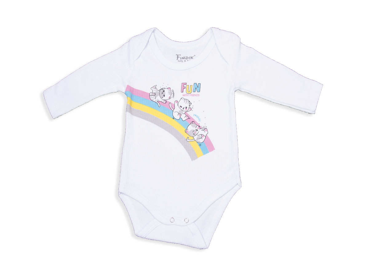 UNİSEX 3-18 AY UZUN KOL BODY 