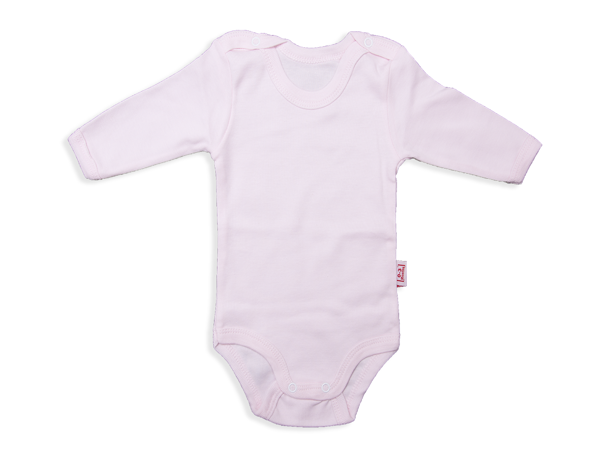 UNİSEX 3-9 AY UZUN KOLLU BADİ/DÜZ