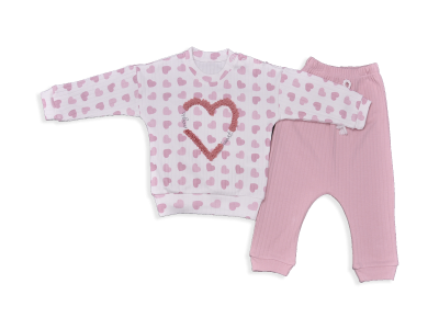 KIZ 6-12 AY KALPLİ LASELİ 2 Lİ TAKIM 