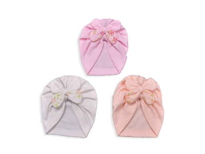 KIZ 3-18 AY PENYE KELEBEKLİ BONE