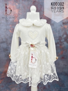 KALPLI INCILI ELBISE