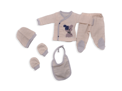 ERKEK 1-3 AY SÜZÜNE KÖPEKLİ 5 Lİ SET