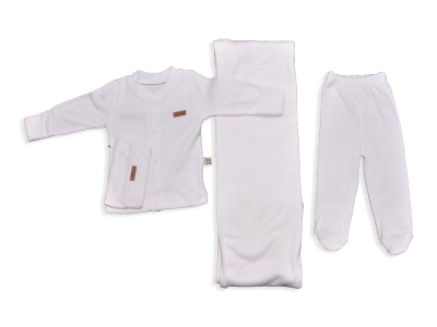 UNİSEX 3-3 AY ALT ÜST BAT ŞAPKA TKM