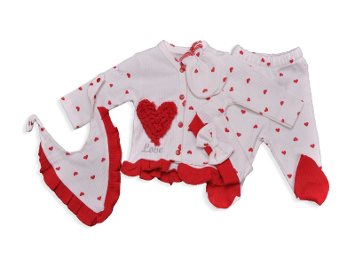 KIZ 1-3 AY LASSE KALPLİ 5 Lİ SET