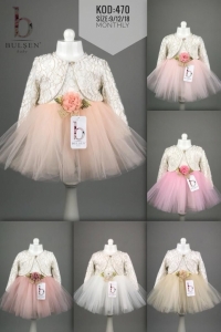 ALTIN KORDONE FISTOLU ELBISE MEVSIMLIK