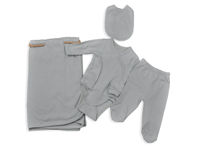 UNİSEX 1-3 AY BADI PANTOLON ONLUK ŞAPKA PATIK