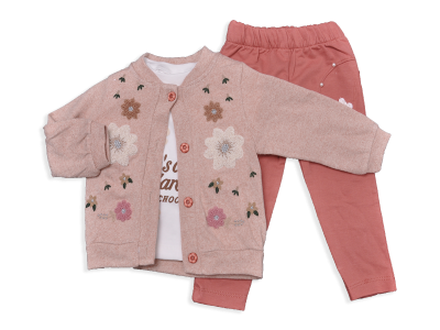 KIZ 9-18 AY TRİKO GARDEN 3'LÜ KIZ TK