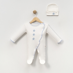 ERKEK 1-3 AY YILDIZ NAKIŞLI KANAVİÇE DİKİŞLİ 2 Lİ 