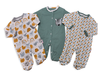 UNİSEX 3-9 AY YEŞİL AĞAÇLI TULUM