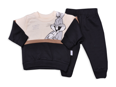 ERKEK 6-24 AY BUGS BUNNY BASKILI 2’Lİ TAKIM 